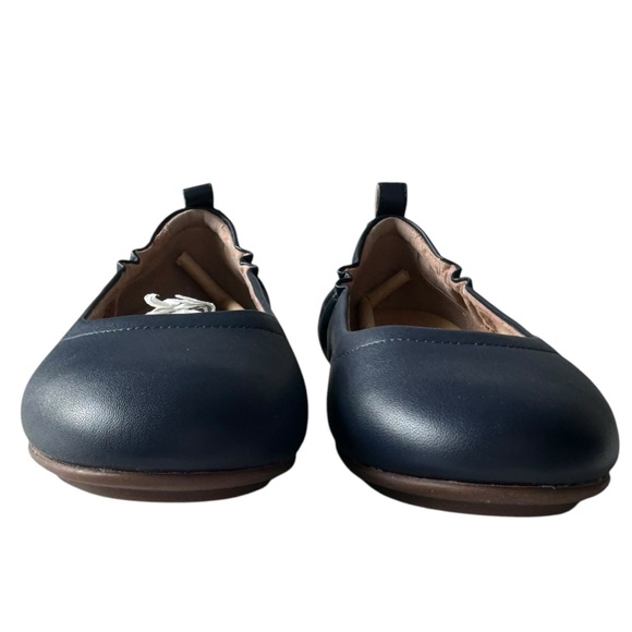 FitFlop Allegro Soft Leather Ballerinas Flat in Midnight Navy | 7 NWT - Picture 3 of 9